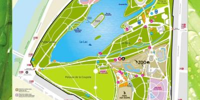 Map of Lyon park