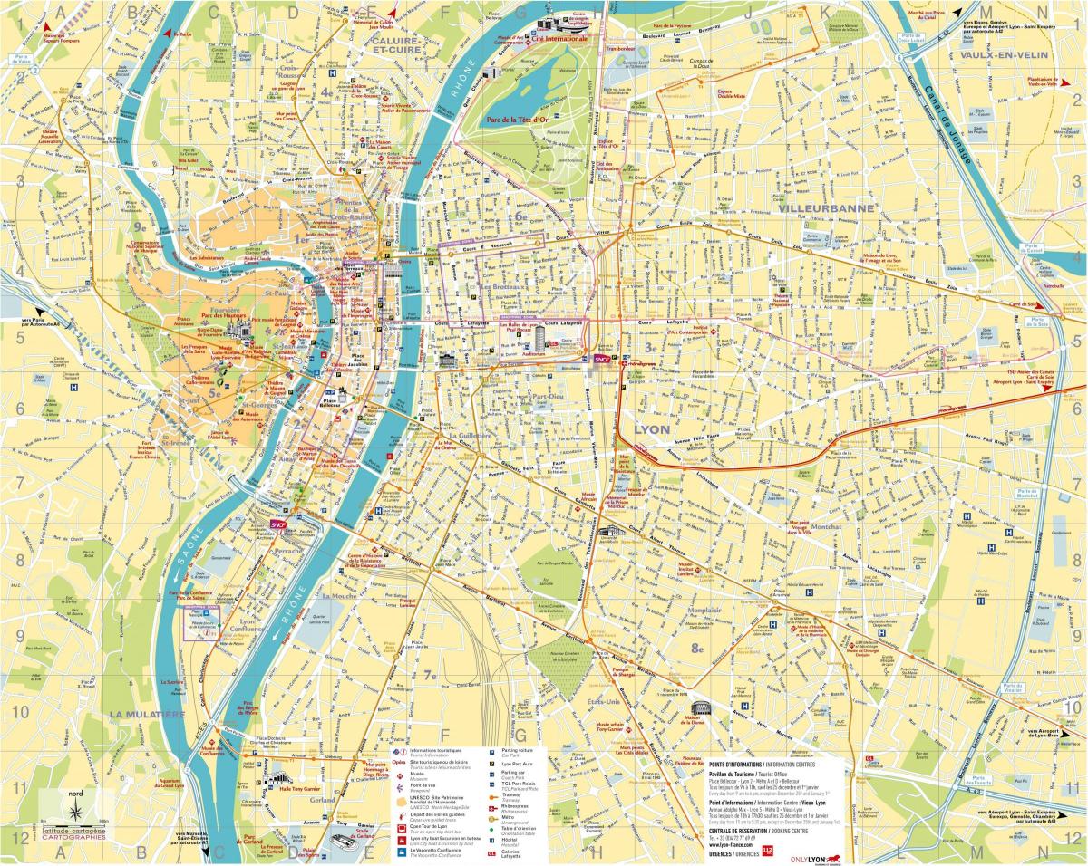 maps of Lyon