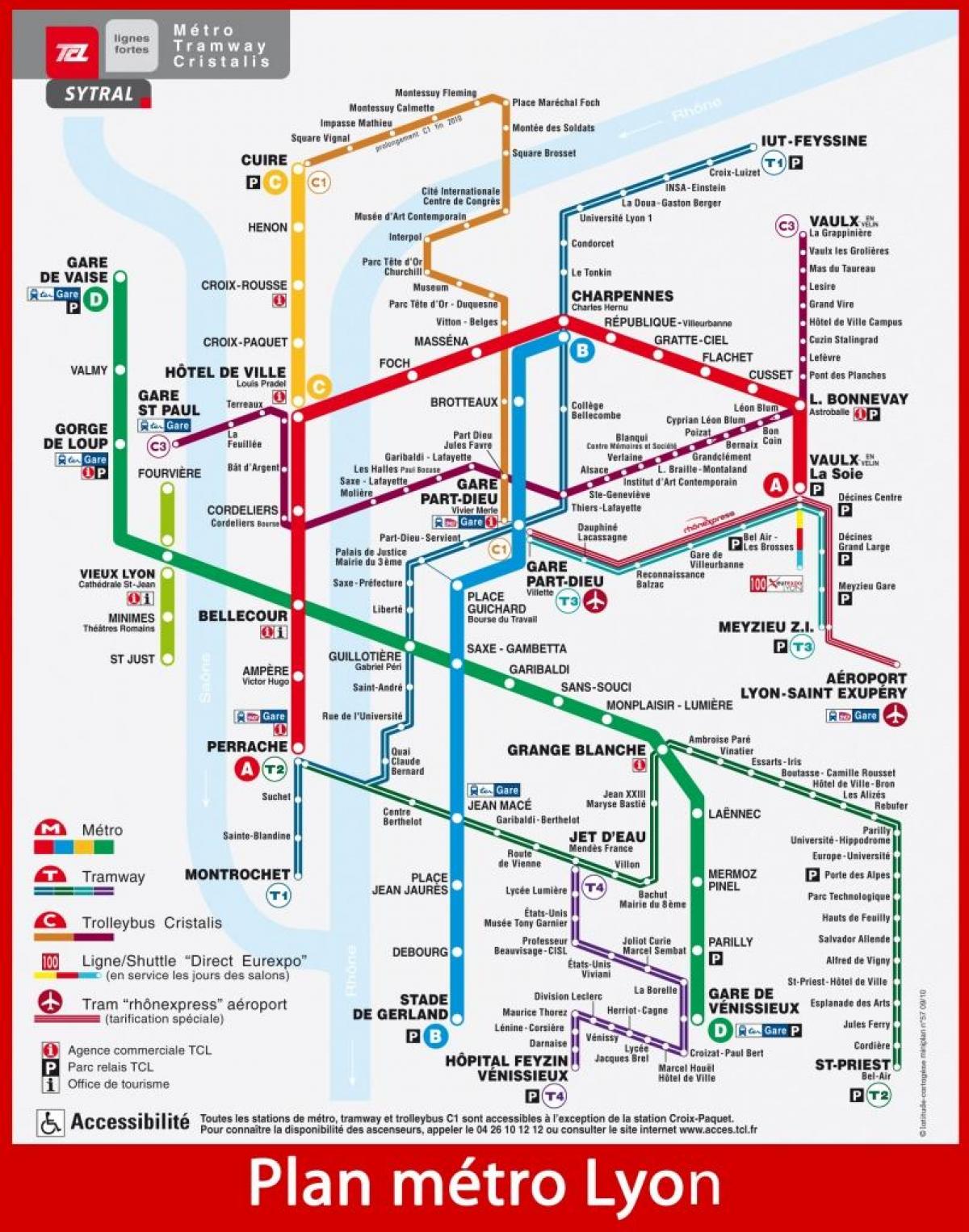 map of tlc Lyon