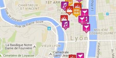 Map of gay Lyon